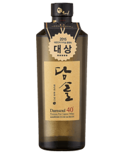 Damsoul Pine Soju 375ml 375mL Damsoul, which means clear pine, is a carefully distilled version of Solsongju liquor. A two-year-long low-temperature aging process brings out sweet and creamy flavours, and honey is added to enhance the aftertaste.