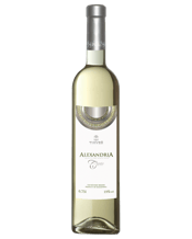 Tikves Alexandria White<br>Cuvee 2018 750ML Quality dry white wine, a blend (cuvée) of the Chardonnay and Riesling varieties with delicate golden colour and a green reflection. Exhibiting fresh and intense aromas of banana, pear and peach aromas with notes of apple, orange and lemon blossoms with well-balanced acidity and long aftertaste.