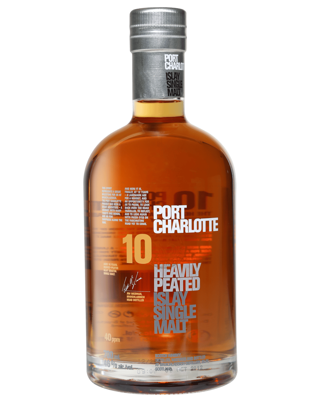 Bruichladdich Port Charlotte 10 Year Single Malt Scotch - Bottles and Cases