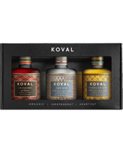  Koval Gin Gift 3 Pack,<br>3x200ml  200ML The perfect gift idea for your gin loving friend, co-worker or family member.<br />Koval&nbsp;combines generations of knowledge with innovative techniques to distill unique, internationally awarded, organic gins from grain to bottle in Chicago, USA.<br />Your 3 gins in this fun sized gift pack are:<br />Koval Dry Gin, made with a unique variety of woodland spices. Juniper and wildflowers envelop the nose, while the taste is dry, yet vibrant. It is clean and nuanced by emerald grasses, golden cit