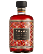  Koval Organic Cranberry Gin<br>500ml  500ML Koval Cranberry Gin Liqueur is distilled with ingredients sourced directly from local, organic Midwestern farmers. The Liqueur is described as an enticing blend of&nbsp;fruit-forward&nbsp;and bittersweet&nbsp;flavours, surrounded by the crisp, well-rounded notes of Koval Gin's signature 13 botanicals. Organic. Kosher.