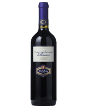  Rocca Montepulciano<br>D'abruzzo Doc  750ML A popular Montepulciano d’Abruzzo,&nbsp;appreciated for its soft flavours, strong colour and gentle tannins. This Montepulicano d’Abruzzo is gaining popularity in its easy drinking on its own or with food. A lively red colour with purplish nuances. Vinous, fruity character with remarkable notes of berries. Velvety and harmonic taste, aromatic with a good final persistence.
