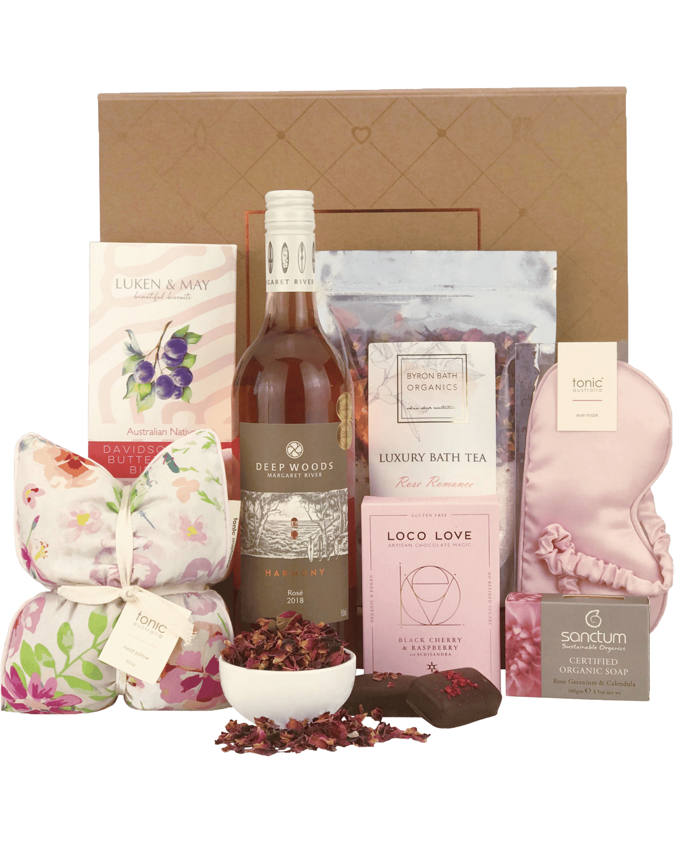 Buy Byron Bay Gifts Rosé Wine Hamper Online (Lowest Price Guarantee