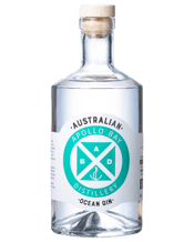 Apollo Bay Distiller Ocean<br>Gin 700ml 700mL This is an aromatic gin with a refreshing mouthfeel. Using local saltbush, wild rosemary and a variety of native myrtles vapour distilled with organic lemon peel. This gin will evoke memories of the ocean and seaside. ABV: 42% Predominant Botanicals: Juniper, Saltbush, Rosemary and Lemon Secondary Botanicals: Ginger, Calamus and Coriander Paired tonic: Fever Tree Light Garnish: Lemon