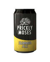  Prickly Moses Summer Ale  375mL A refreshing, clean, crisp, golden ale. Hints of tropical pineapple, passionfruit and citrus flavours and the dry finish, makes this the perfect summer ale.