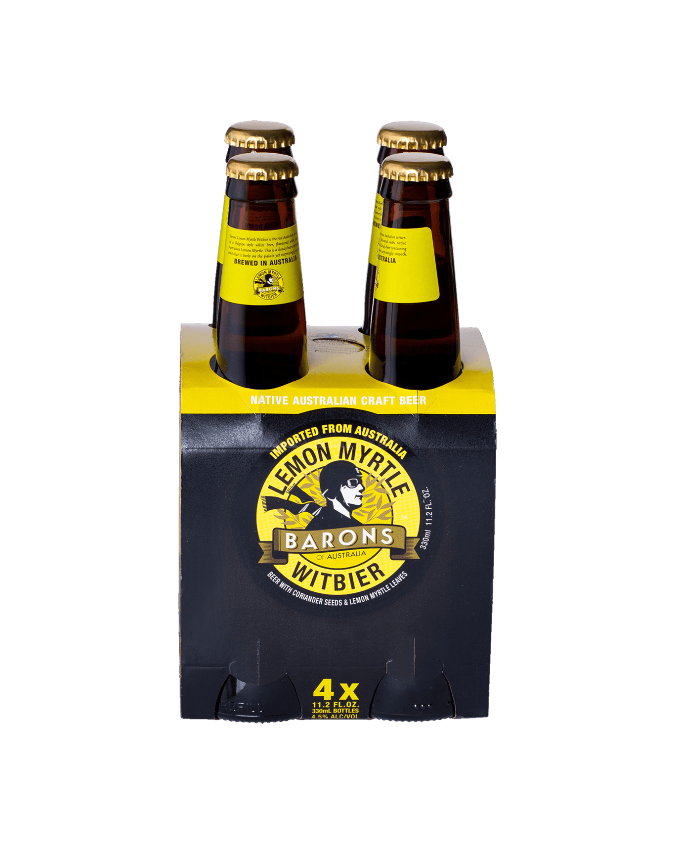 Buy Barons Lemon Myrtle Witbier 330ml Online (Low Prices) from Dan Murphy's