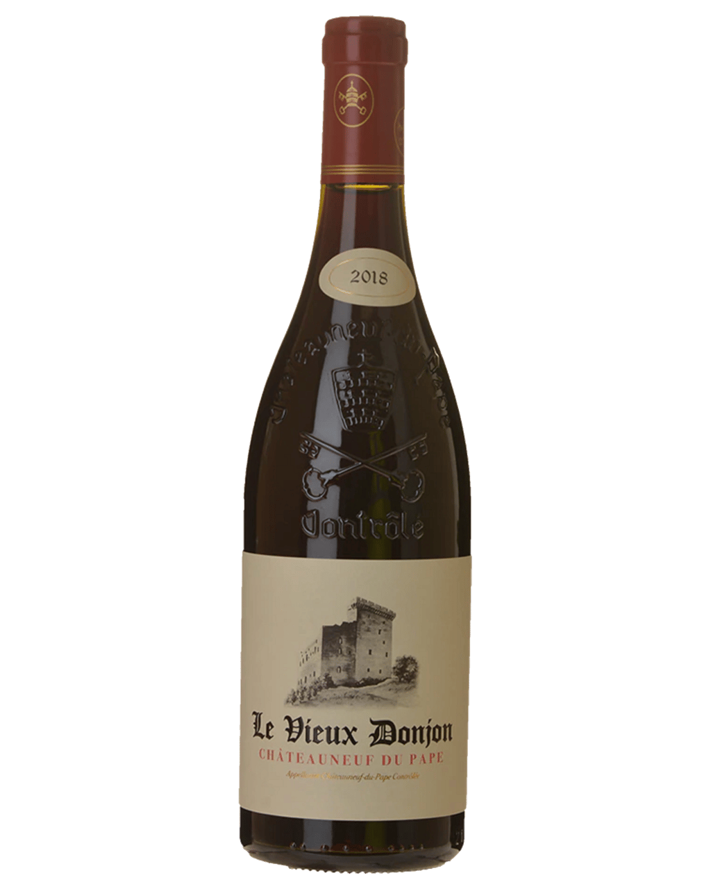 Buy Le Vieux Donjon Rouge Chateauneuf Du Pape Online Lowest Prices In Australia Dan Murphy S