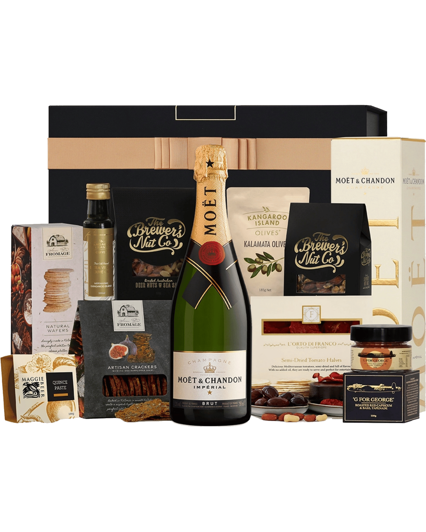 Buy The Hamper Emporium Moet & Chandon And Gourmet Nibbles Online (Low ...