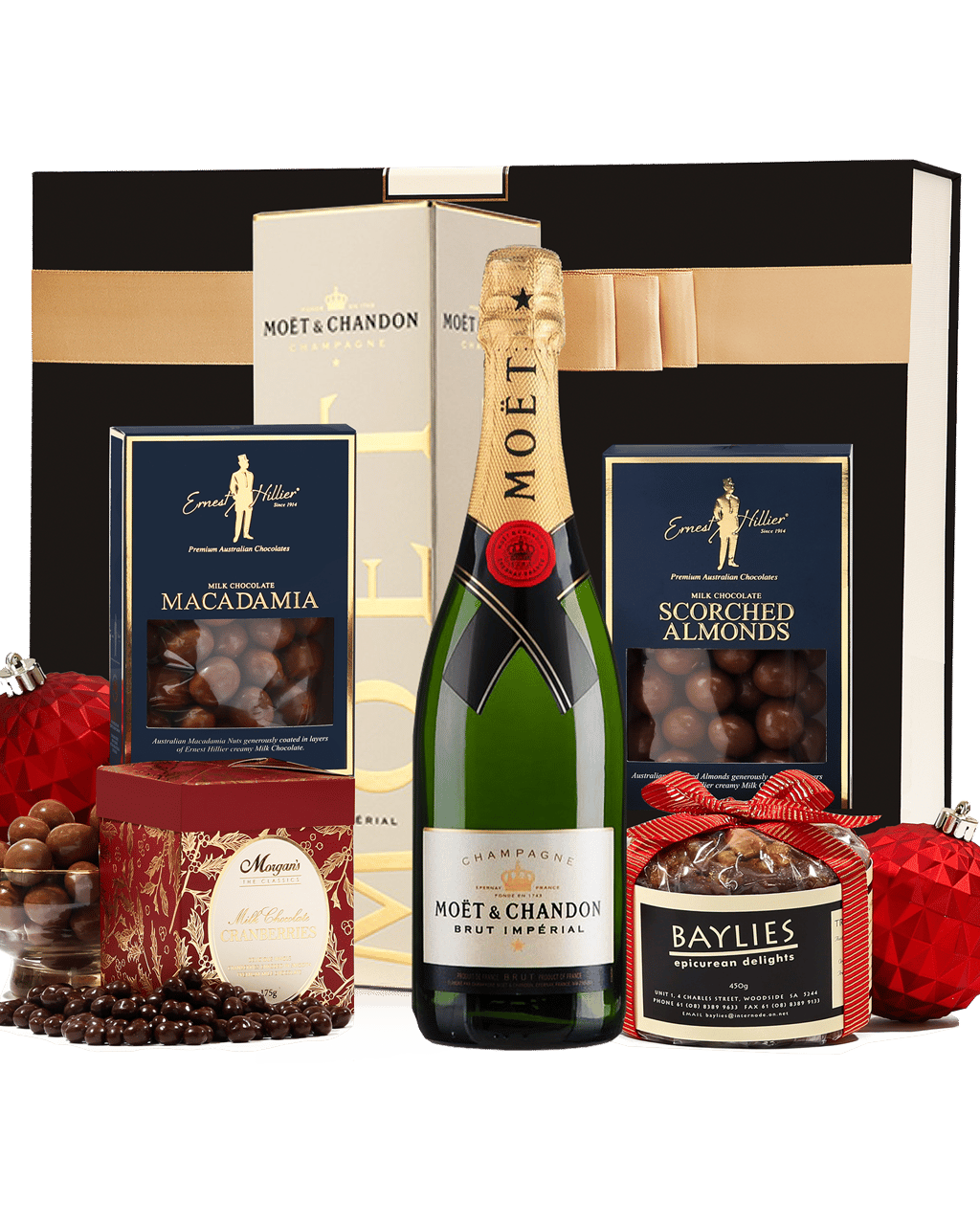 Buy The Hamper Emporium Champagne & Christmas Cake Hamper Online ...