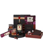  The Hamper Emporium The<br>Executive's... 750ML This gift box is a mix of indulgence and celebration, plus something special to keep them organised. The star of the show is the bottle of Jameson Whiskey, a whiskey from Ireland produced using unmalted grain. For 4-7 years, it matures in bourbon and oloroso sherry casks, giving it a light and delicate flavour and a smooth texture.<br>It's accompanied by two gorgeous Riedel whiskey glasses, a bottle of Maggie Beer's decadent milk and dark chocolate truffles, and one of our executive organisers.