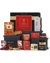  The Hamper Emporium<br>Christmas Mini Delights...  Surprise a special someone this Christmas with an indulgent hamper. It’s filled with high-quality delights from world-class producers. With Christmas pudding and fruit mince tarts from The Woods Farm, sumptuous sweet treats from Maggie Beer, a flavoursome capsicum tapenade from Regimental Condiment Co. and much more, who wouldn’t want to find this hamper under their Christmas tree? It’s the perfect thoughtful gesture for someone who appreciates luxury.