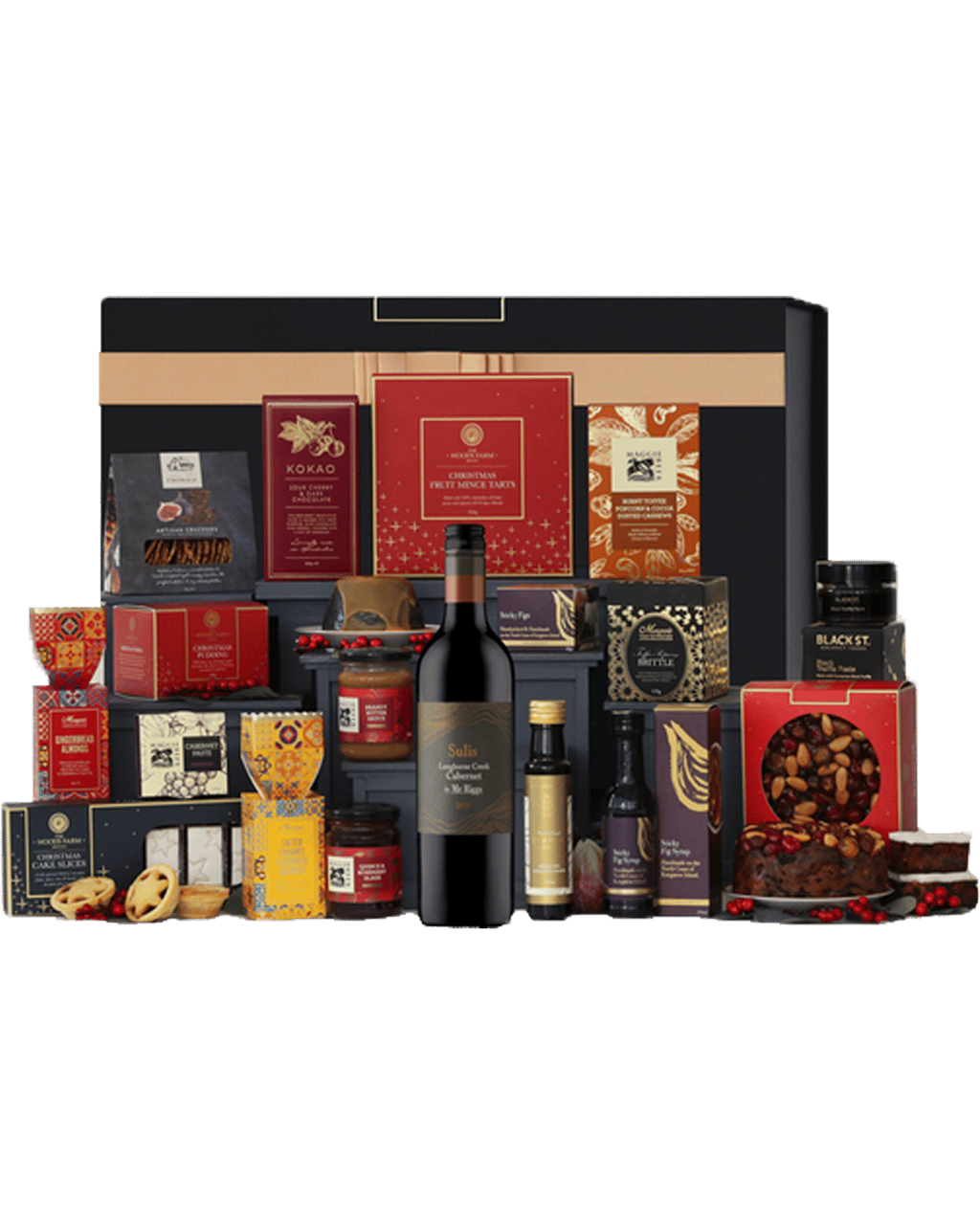Buy The Hamper Emporium The Ultimate Christmas Foodies With Red Wine