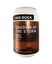 Red Duck Porter Cans 330ml 330ML Based on the classic London Porters of years gone by, Red Duck use a range of malts, crystal malts and roast barley to get a really smooth and deep flavour base, with gentle hopping so that their Porter is not bitter, simply devine. We promise that if you