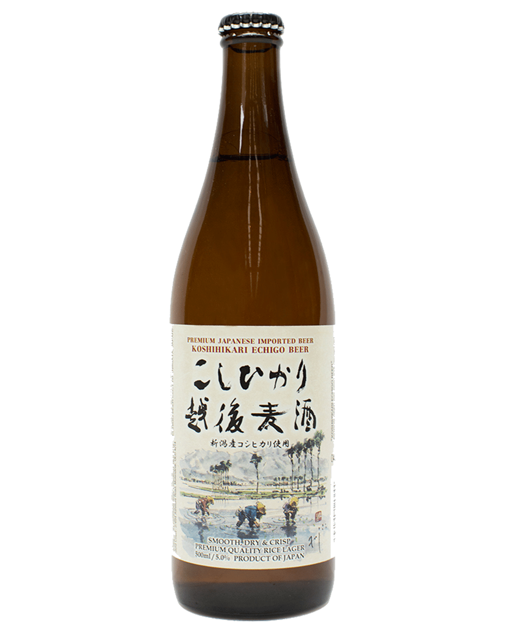 Buy Echigo Beer Koshihikari Rice Lager 500ml Online (Lowest Price 