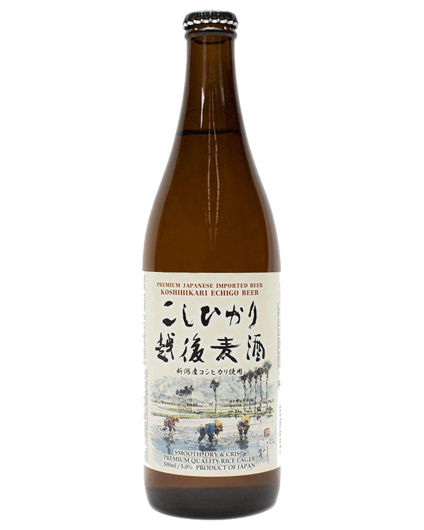 Buy Echigo Beer Koshihikari Rice Lager 500ml Online (Low Prices) from Dan Murphy