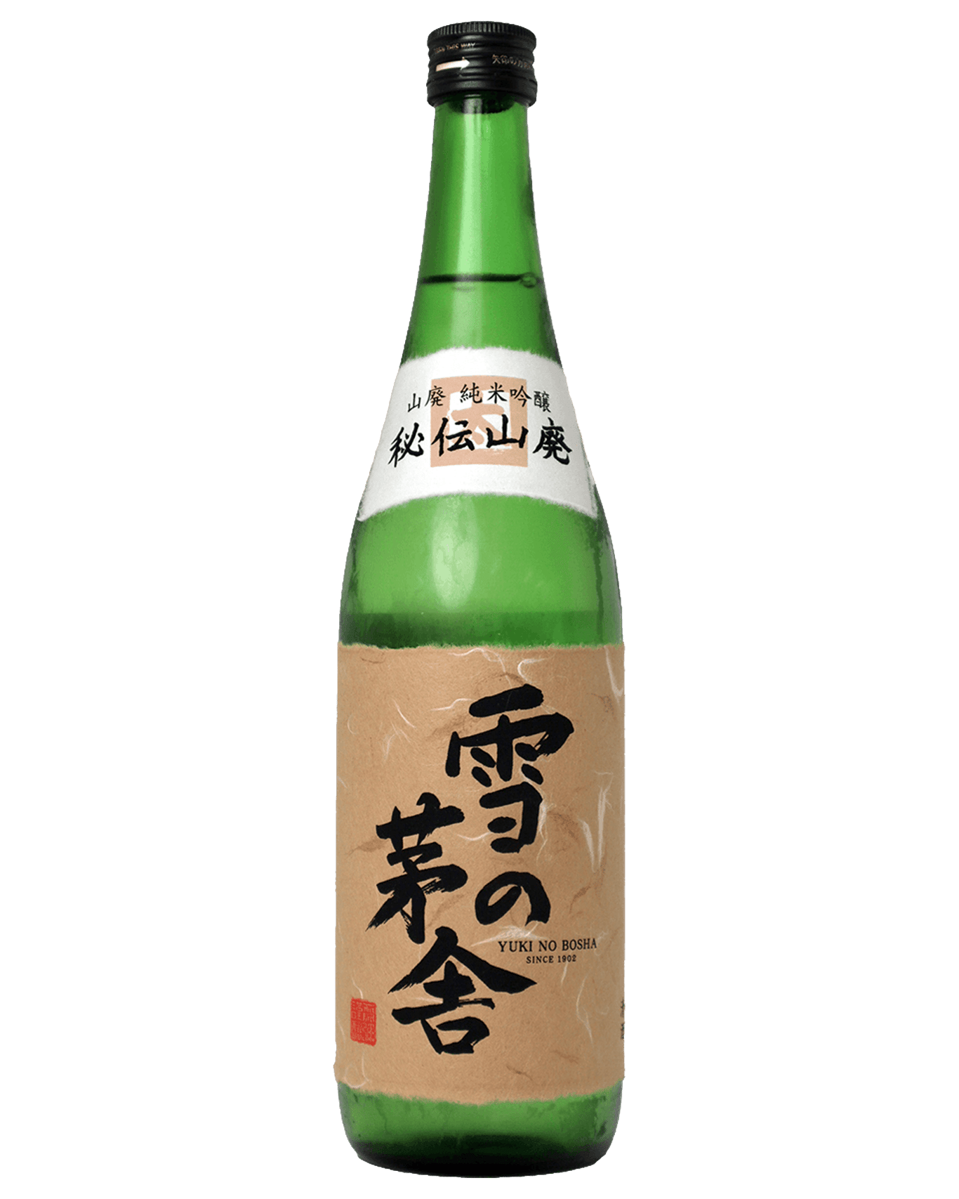 Japanese sake brewed using the Yamahai method