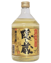  Hamada Shuzo Kakushigura<br>Mugi Shochu 720ml  720ML Kakushigura is a traditional Mugi Shochu spirit, crafted in Japan with select barley and white koji, then distilled under reduced pressure and matured in oak barrels for 3 years. The resulting flavor is enriched with oak influences, including a rounded, smooth taste, subtle sweetness, and an appreciated depth.