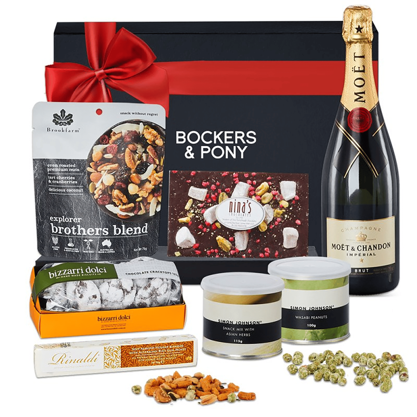 Buy Bockers & Pony Moet Chandon Hamper Online (Lowest Price Guarantee