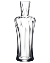  Riedel Medoc Decanter  1110ML This handmade decanter named Medoc is ideal for vintage red wines, young white wines, champagnes and orange wine. The tall, slender shape of the optically crafted decanter makes it easy to handle, and perfect to fit in the fridge door. As Maximilian J. Riedel, the designer of these new decanters explains, the design is in keeping with the modern trend towards casual dining: “Back to basics. Riedel decanters with a double and triple-decanting function have a high level of functionality and are pe