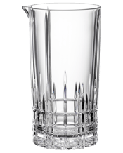  Spiegelau Perfect Serve<br>Large Mixing Glass... 750mL The sturdy machine-made mixdrink glass of the cut decor glass collection Perfect Serve developed in cooperation with internationally awarded bar-expert&nbsp;Stephan Hinz. Standing up to the tough requirements of the gastronomic world, the Perfect Serve Collection fulfils the requirements of discerning mixologists and caterers. All SPIEGELAU glasses are dishwasher safe.