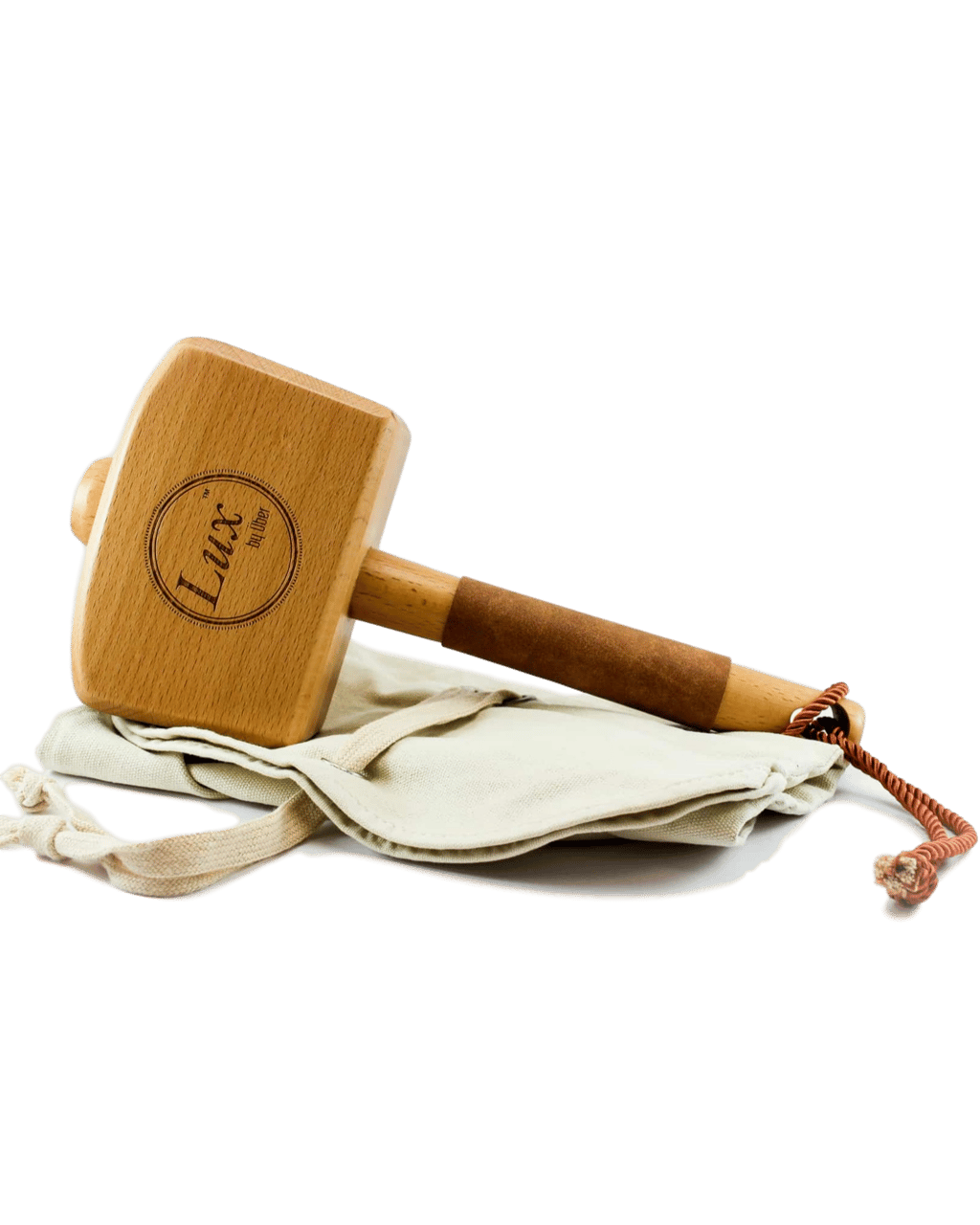 Lewis Bag & Ice Mallet - Manual Ice Crusher Wooden Hammer -  Canvas Crushing Bag - Crushed Ice Bar Cocktails - Bartender & Kitchen Tools  Kit by Eparé: Ice Crushers