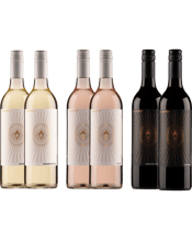  Mixed Wine Case Glamper<br>Wines Mixed Pack  750ML Glamper wines are vegan friendly and sustainbly produced. Mixed pack includes 6 bottles of ‘new release’ wines which has something for everyone:<br />2 x Chardonnay,<br />2 x Rose<br />1 x Cabernet Sauvignon<br />1 x Shiraz.<br />CHARDONNAY:This light bodied wine has flavours of peach<br />citrus and fine French oak with balancednatural acidity.<br />ROSE: Bright strawberry and red cherry flavours, with<br />hints of lemon cream, it's fresh and zesty withgreat length, perfect for warm summer day