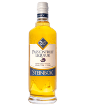  Steinbok Passionfruit<br>Liqueur  700mL This passionfruit liqueur is a staple Australian tropical flavour. Steinbok has infused the bitter rich notes of Queensland’s power packed ripe passionfruit into a balanced liqueur. If you are going to be making Pornstar Martinis, you best bring Steinbok to the party! If you’re passionate about cocktails, this is the liqueur for you.
