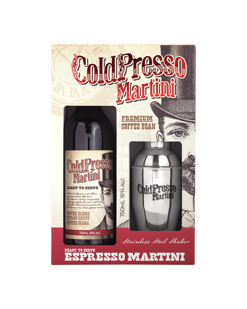 Premium Bottled Espresso Martini Cocktail Gift Set By Hunter