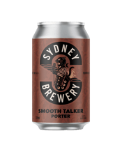  Sydney Brewery Smooth Talker<br>Porter 375ml Cans  375mL Complex with rich chocolate and coffee notes on the palate and aroma with a smooth finish.