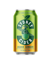 Sydney Brewery Agave Ginger<br>Cider Cans 375ml 375mL Our original cider blended with organic Agave syrup and ginger creates a medium sweetness with ginger spiciness and fresh apple balance. We celebrate apple cider by reinventing it with the colourful taste of Mexico.