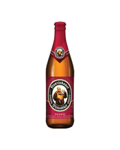  Franziskaner Dunkel<br>Weissbier 500ml  500mL This Bavarian wheat beer impresses with its refreshing yet aromatic character. With a malty, sweet palate up front, the finish is fine and persistent.