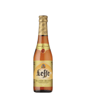  Leffe Blonde Ale 330ml  330mL Leffe Blonde is a Belgian Abbey Ale, golden in colour. It has a delicate aroma of smoked bacon which combines beautifully with the more obvious aromas of caramel and toffee which are derived from the special ''Aromatic'' malts used. These malts go through a special kilning process which dries and cures the malt at high temperatures resulting in high soluble sugar levels giving Leffe its distinctive colour, aroma and flavour.