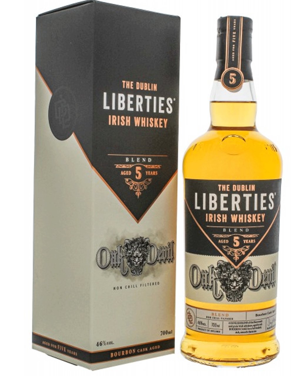 Buy Liberties 'oak Devil' 5 Year Old Blended Irish Whiskey 700ml Online