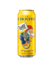  La Chouffe Blonde Ale 500ml  500ML Blonde style from Belgium, beautiful fruit on the palate finishing clean and crisp. La Chouffe is an unfiltered blonde beer, which is re-fermented in the bottle as well as in the keg. It is pleasantly fruity, spiced with coriander, and with a light hop taste.