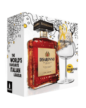  Disaronno Fizz Gift Pack +<br>Balloon Glass... 700ML 700mL Disaronno + Bonus Balloon Glass Gift Pack!<br /><br />Amaretto is a traditional sweet Italian almond flavoured liqueur. Disaronno is flavoured by a combination of herbs and spices that are then soaked in apricot kernel oil. The final product is delightfully rich yet delicate.