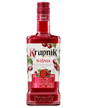 Krupnik Polish Cherry Vodka<br>500ml 500ML Krupnik Cherry(Wiśnia) is a popular Polish vodka liqueur made from traditional recipes, combining premium Krupnik vodka with sweet and sour Polish cherries. It is known for its intense ruby color, velvety texture, and fruity, slightly tart aroma. It is best served chilled, neat, or in cocktails.