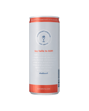 Buy Sofi Spritz Blood Orange & Bitters 24x250ml Cans Online (Low Prices ...