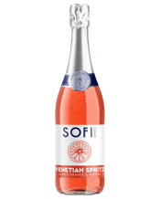  Sofi Spritz Venetian Spritz'<br>Blood Orange &... 750ML Our original Blood Orange & Bitters&nbsp;recipe is SOFI's take on the classic Italian cocktail - the Venetian Spritz. Crafted with&nbsp;blood orange,&nbsp;bitters, Australian white wine and sparkling water.&nbsp;<br>Vegan and gluten free.<br>Best shared with friends, over ice and with a slice of lime.<br>Australian owned and made with 100% Natural Ingredients.