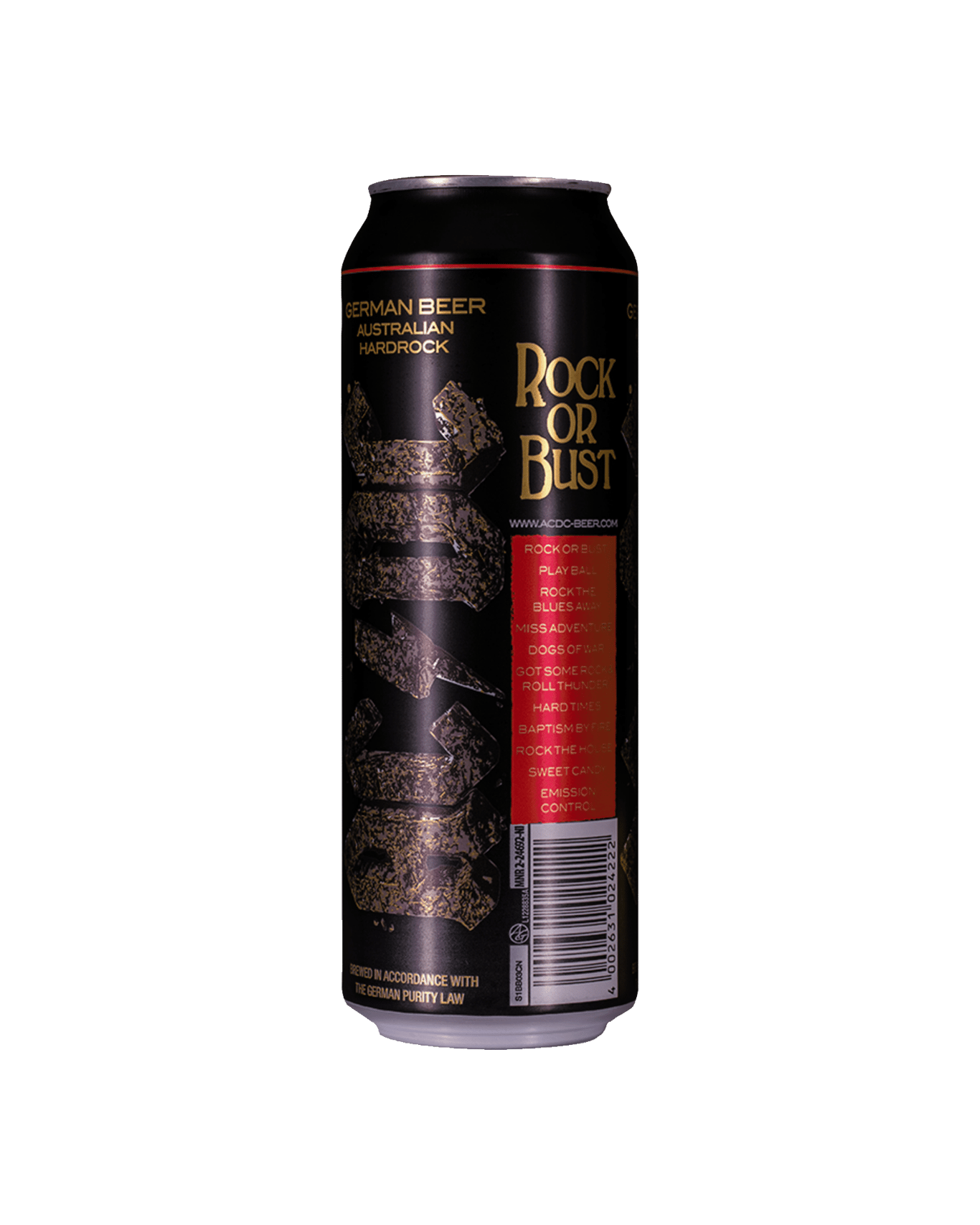 Buy Ac/dc Rock Or Bust Lager Can 568ml Online (Lowest Price Guarantee