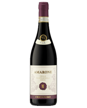  Cielo Amarone Della<br>Valpolicella... 750ML GRAPES = Produced with grapes that have been dried<br><br /><br />for 4 months in special aerated rooms.<br><br /><br />COLOUR = Intense garnet red colour.<br><br /><br />BOUQUET = The nose features intense red fruit hints<br><br /><br />with notes of vanilla, black cherries and cinnamon.<br><br /><br />FLAVOUR = The mouthfeel is full and very velvety with<br><br /><br />soft tannins and round notes of cherry jam and tobacco.<br><br /><br />Long vanilla finish.<br><br /><br />RECOMMENDED WITH =