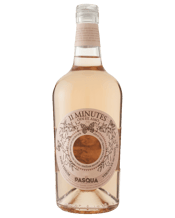  Pasqua 11 Minute Rose Igt<br>2023  750ML The name 11 Minutes refers to the duration of the skin contact, the pressing of the grapes: the full load of grapes is very softly pressed. In this optimal length of time we extract the most noble qualities of the grapes and obtain the slightly rosy shade that characterise the wine. The grapes have been carefully chosen so that, when harvested at proper maturity, they express all the characteristics desired for our rose. The trebbiano brings elegance and a long after taste. It is deal as an aper