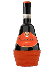  Piccini Chianti Flask Docg<br>2024  750ML VINIFICATION = A selection of the best Sangiovese and<br>Ciliegiolo grapes, identified uniquely with the soil of Tuscany,<br>is processed at a controlled temperature with a long<br>maceration period.<br>COLOUR = Deep ruby red.<br>BOUQUET = Intense and persistent fragrance of mature red fruit.<br>FLAVOUR = Well structured, smooth wine, with soft tannins<br>and distinct notes of red fruit.<br>RECOMMENDED WITH = Extremely versatile wine, Antica<br>Cinta may be paired with a wide variety of foods, f