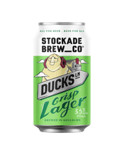 Stockade Brew Co Ducks Lane<br>Session Lager... 375ML Full flavoured mid-strength mastery this thirst-quenching delight is great from sip to session.
