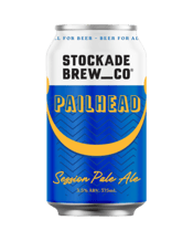  Stockade Brew Co Pailhead<br>3.5% Session Pale... 375ML An easy-drinking mid-strength beer that’s overflowing with flavour. Crisp, light-bodied pour carries vibrant citrus and tropical notes, balanced by a subtle floral lift. Our layered malt bill of Pilsner, Wheat, Munich and Crystal malts builds a rounded body and subtle sweetness, providing the perfect backbone to balance some of our favourite US hop varieties. Cascade and Citra loaded in the brewhouse, followed by a big dry hop of Citra and Centennial. Expect a hop-forward, full flavoured and per