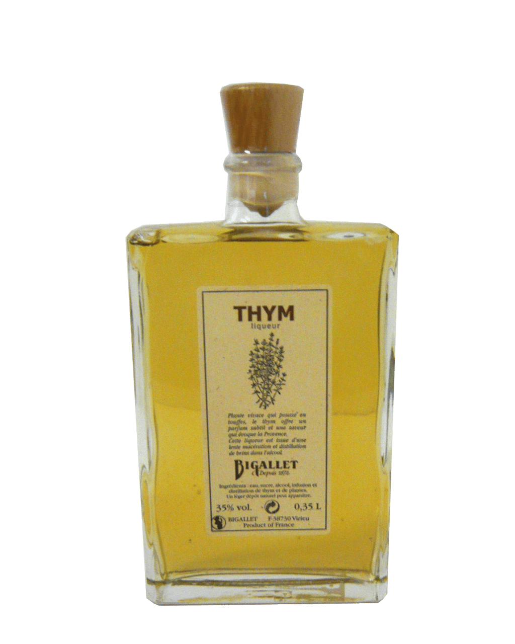 Bigallet Thyme Liqueur 350ml (Unbeatable Prices) Buy Online Best