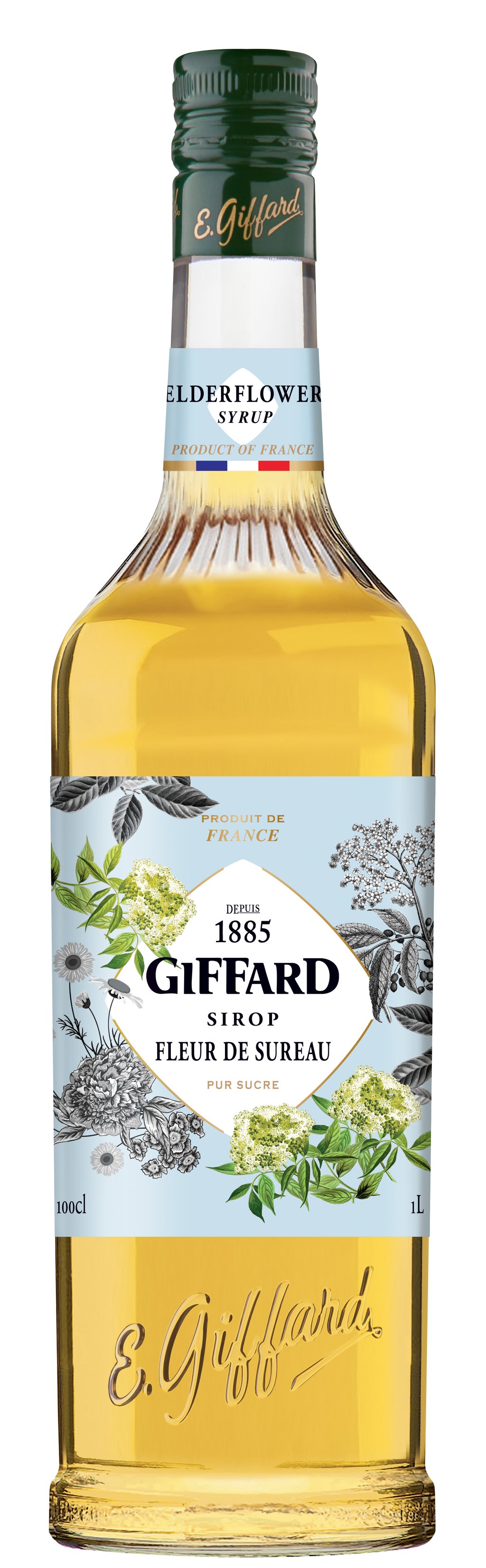 Buy Giffard Elderflower Fleur De Sureau Syrup 1lt Dan