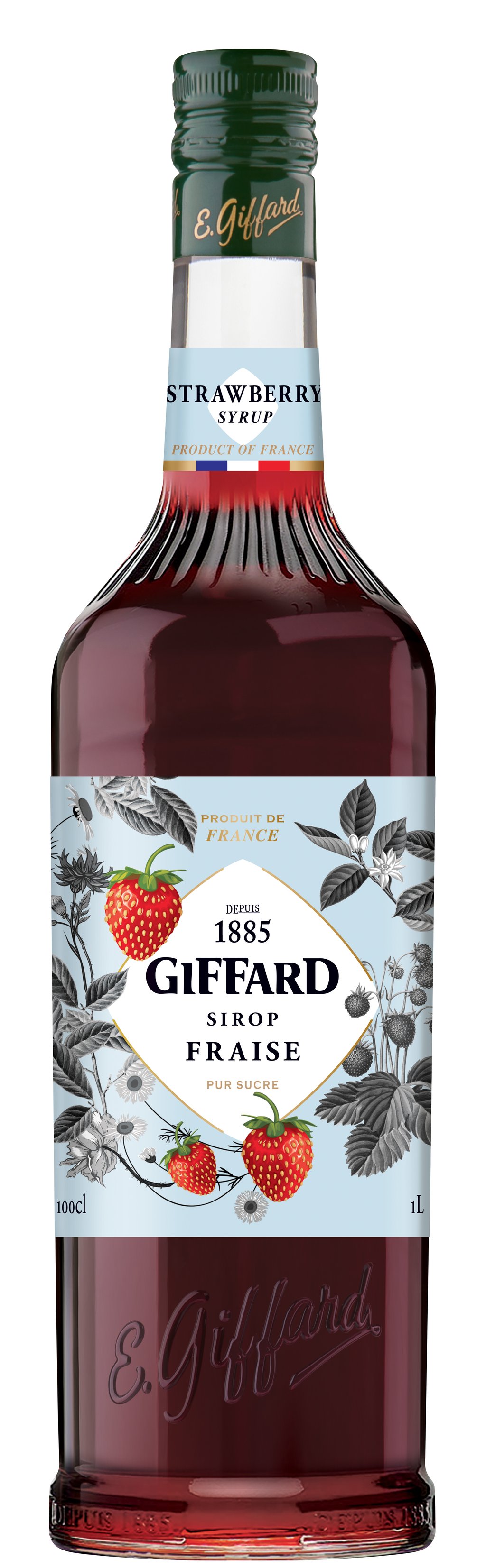 Buy Giffard Strawberry ( Fraises ) Syrup 1000 Ml Online (Lowest Price