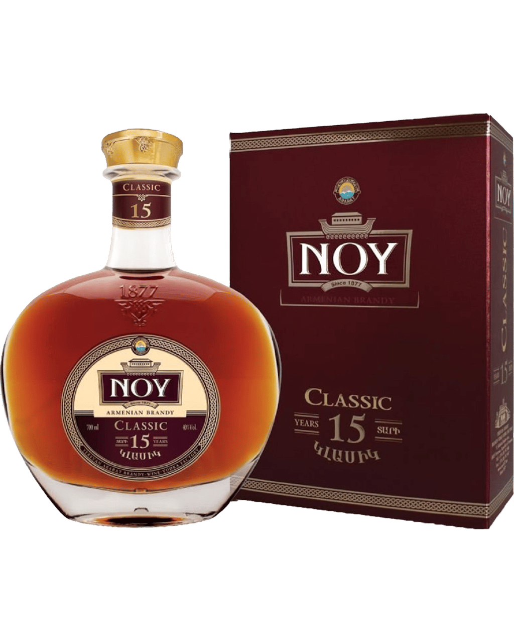 Noy Classic 15 Year Old Armenian Brandy Boozy
