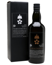  Yamazakura Japanese Whisky<br>Fine Blended Black... 700mL Sasanokawa Shuzo Co. Ltd was founded in 1765 and started producing whisky in 1946. The Yamazakura is a ji-whisky made by Sasanokawa Shuzo Co. This particular Black Label bottle is a new Yamazakura product that was released in 2015. Smooth after taste is refreshing with a hint of sweetness. Enjoyable both on the rocks or neat. Rarely seen outside Japan. Spicy with a hint of sweetness. Tasting notes: Orange blossoms on the nose, followed by oak, caramel, and fresh orchard fruit on the palate. Brin