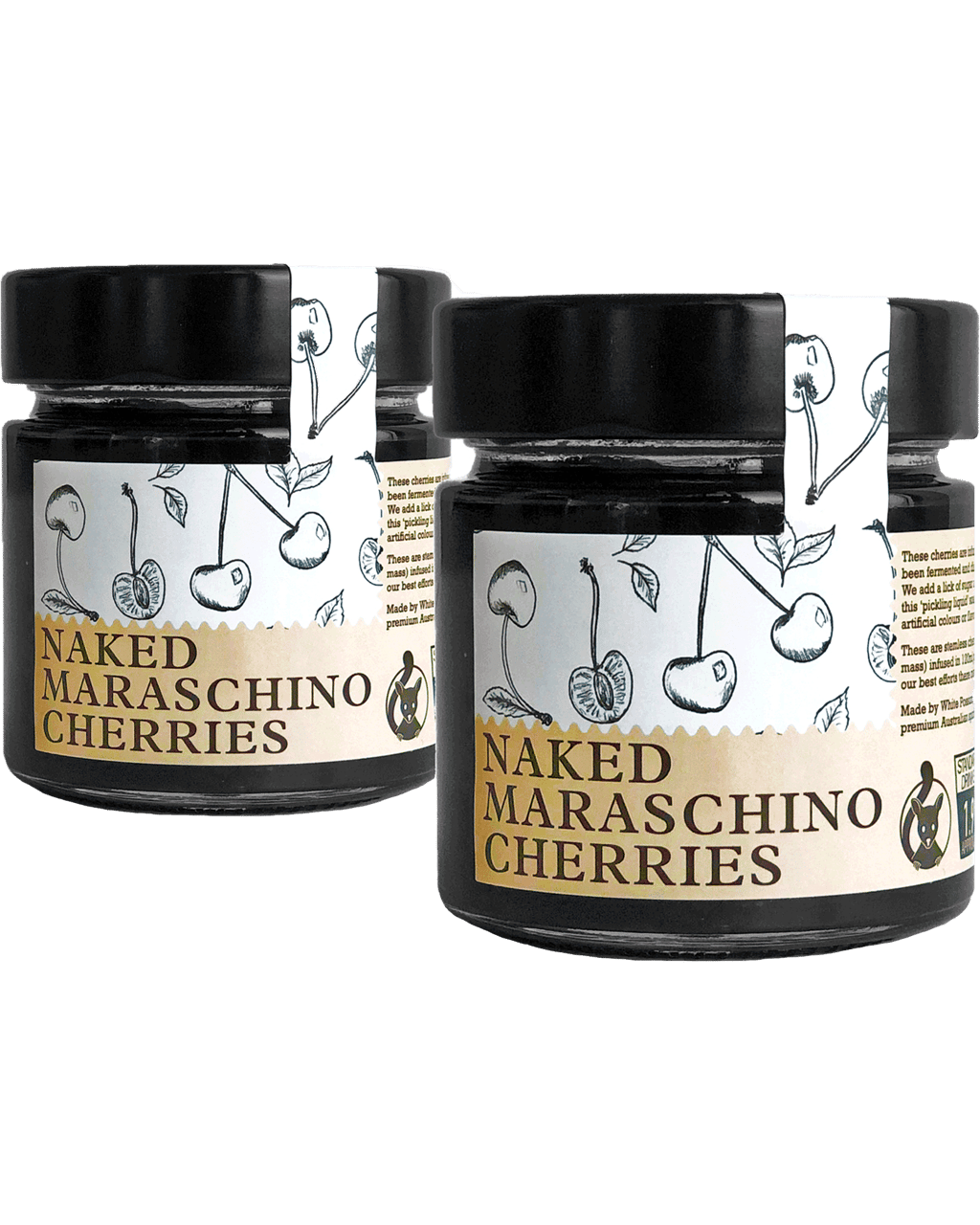 Buy White Possum Naked Maraschino Cherries 120ml Online (Lowest Price